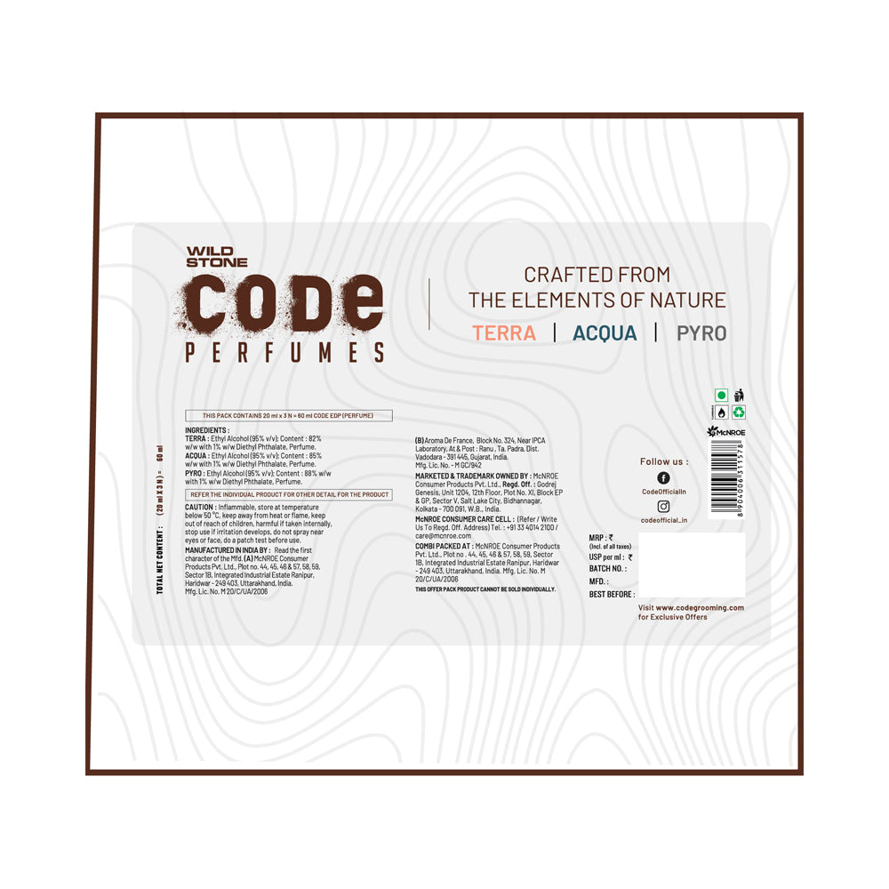 CODE Luxury Perfume Gift Set