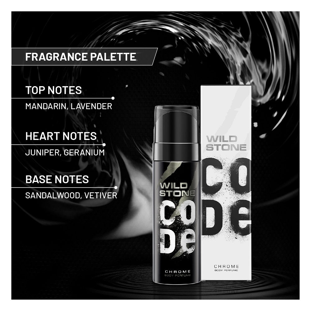 Chrome body perfumes fragrance notes