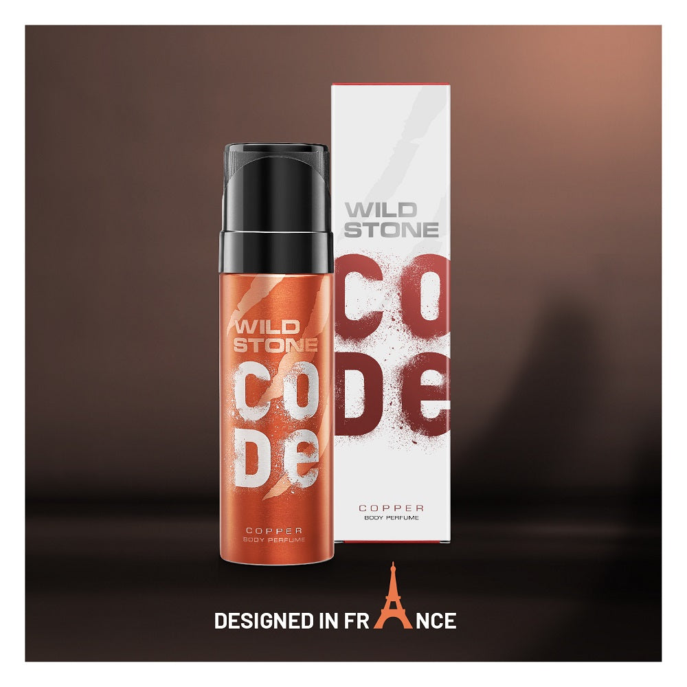 Copper body perfumes for men