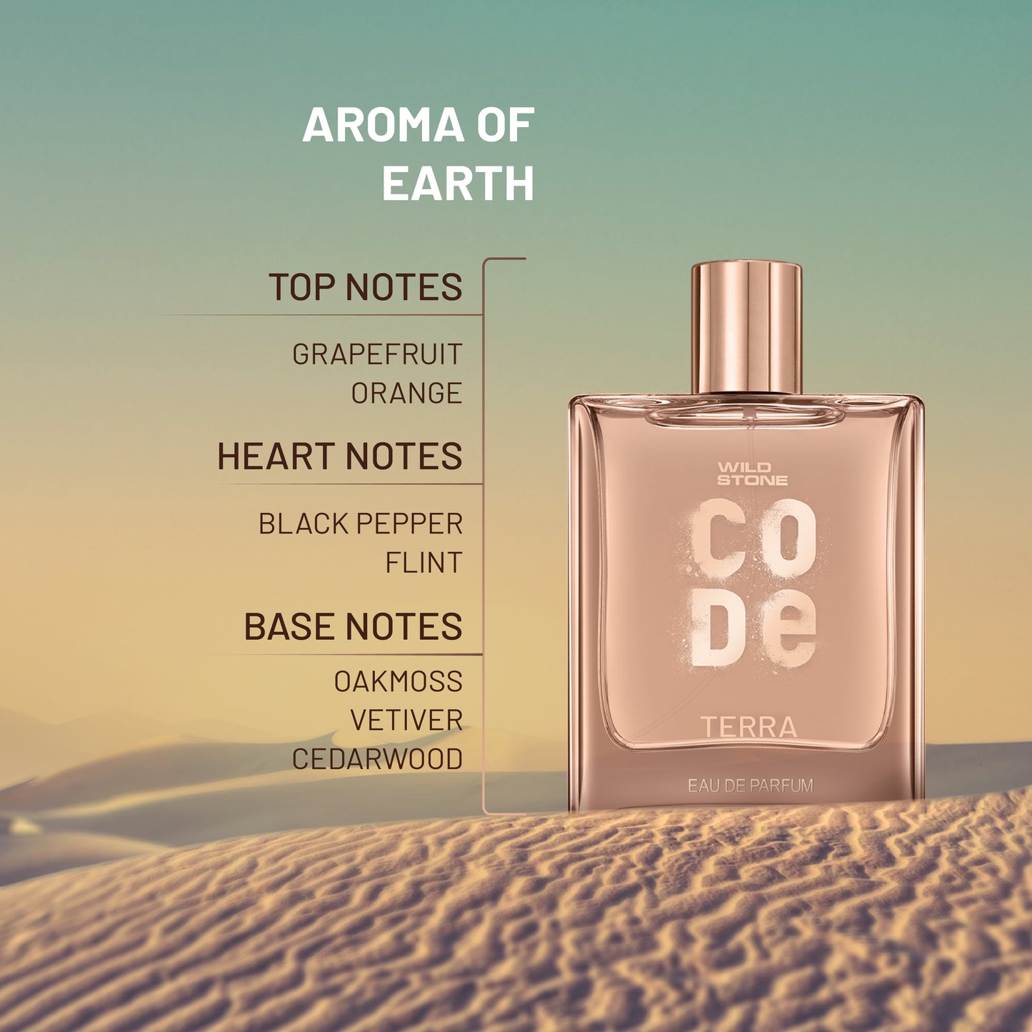 CODE Terra EDP Perfume for Men Fragrance Notes 2