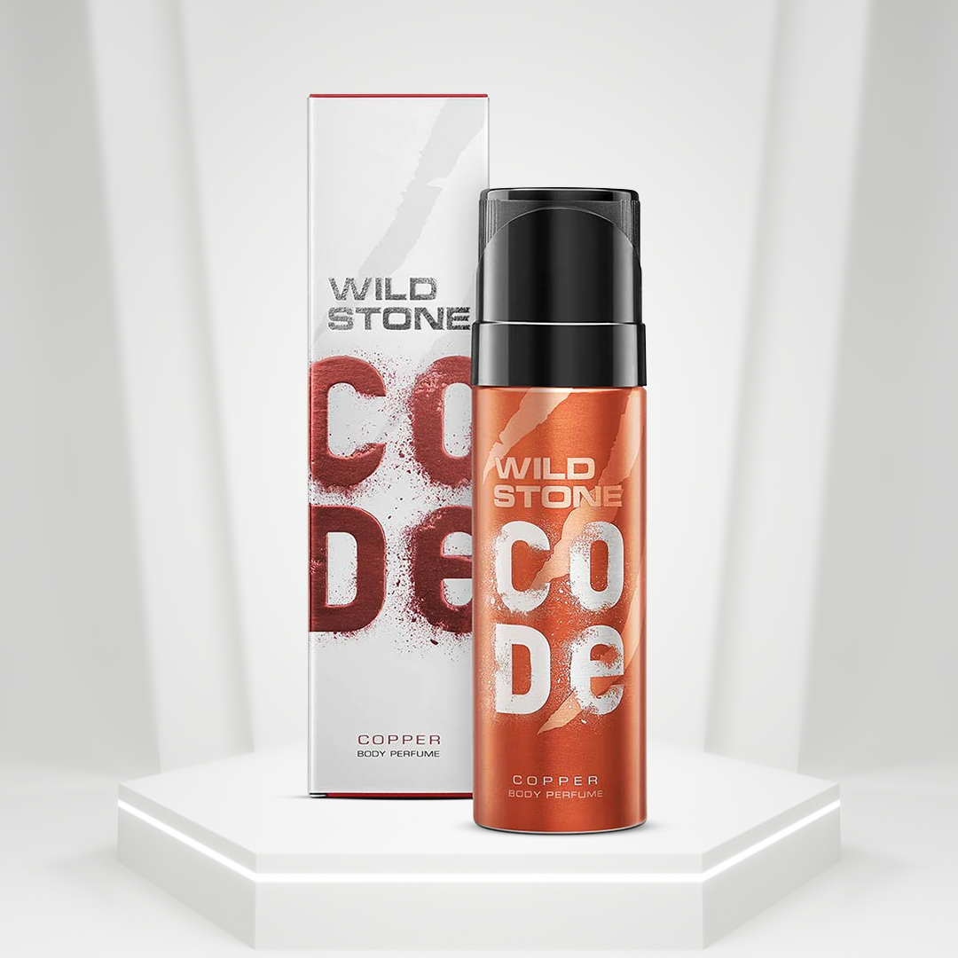 CODE Copper Body Perfume for Men 120 ml Wild Stone CODE