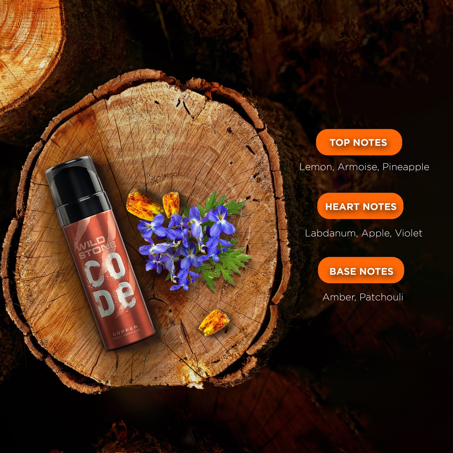 Wild Stone CODE Copper ingredients