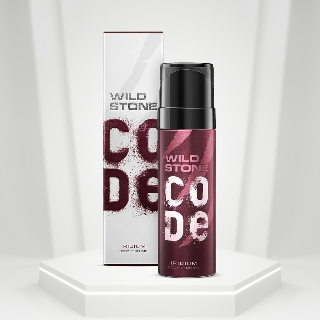 Wild Stone CODE Iridium Body Perfume for Men, 150ml