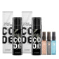 CODE Chrome Body Perfume for Men, Pack of 2 (150ml each) + Acqua, Terra & Pyro Luxury Perfume (8ml each)