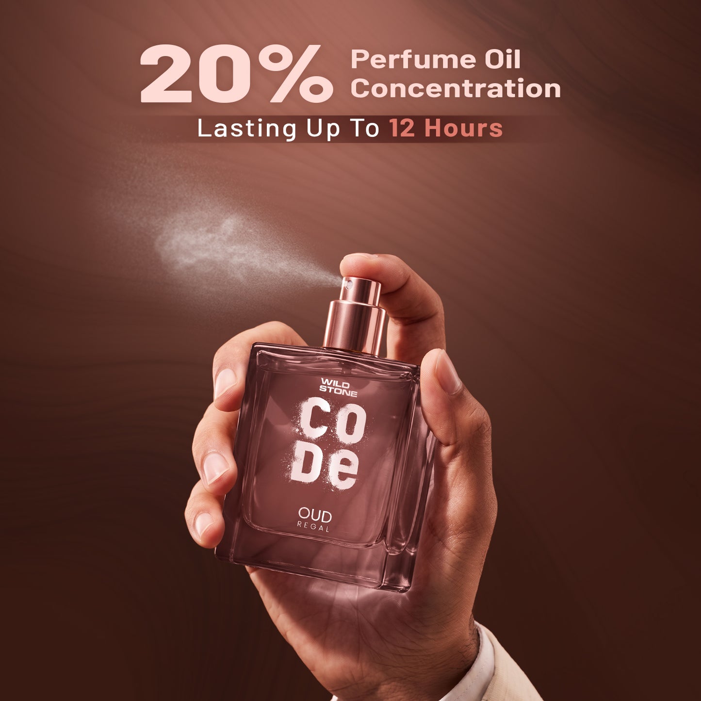 Wild Stone CODE Oud Regal 50ml | Eau De Parfum for Men