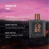 CODE Luxury Pyro Perfume for Men, 100 ml