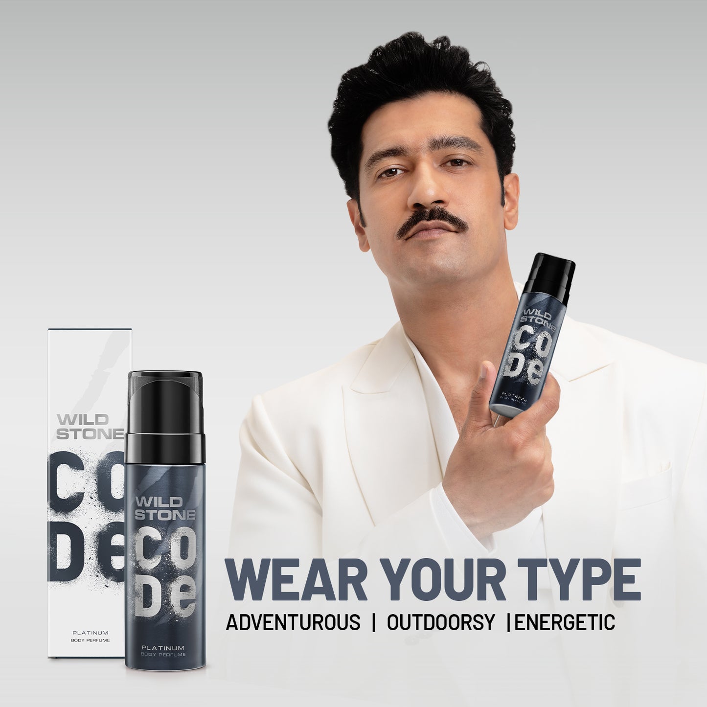 Wild Stone CODE Platinum Body Perfume for Men 150ml