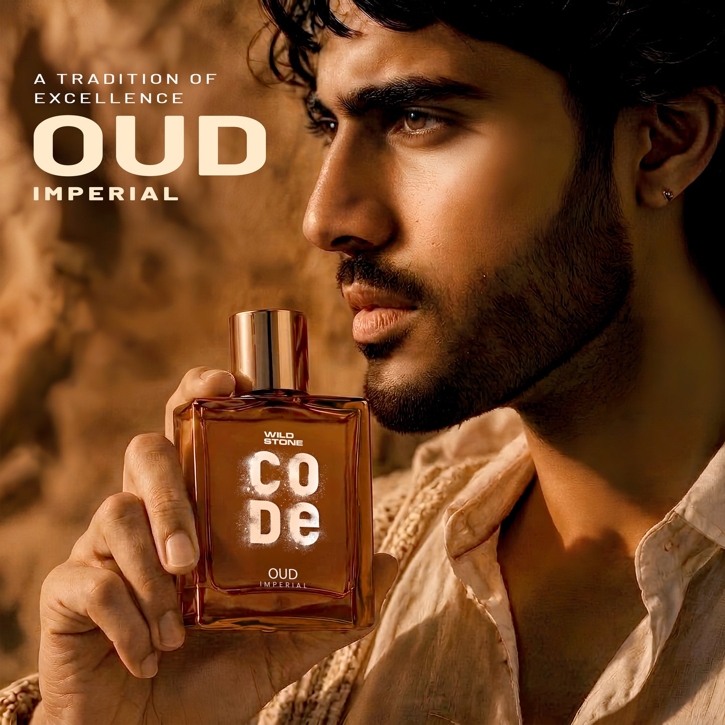 Wild Stone CODE Oud Imperial 100ml | Eau De Parfum for Men | Luxury Oud Perfume