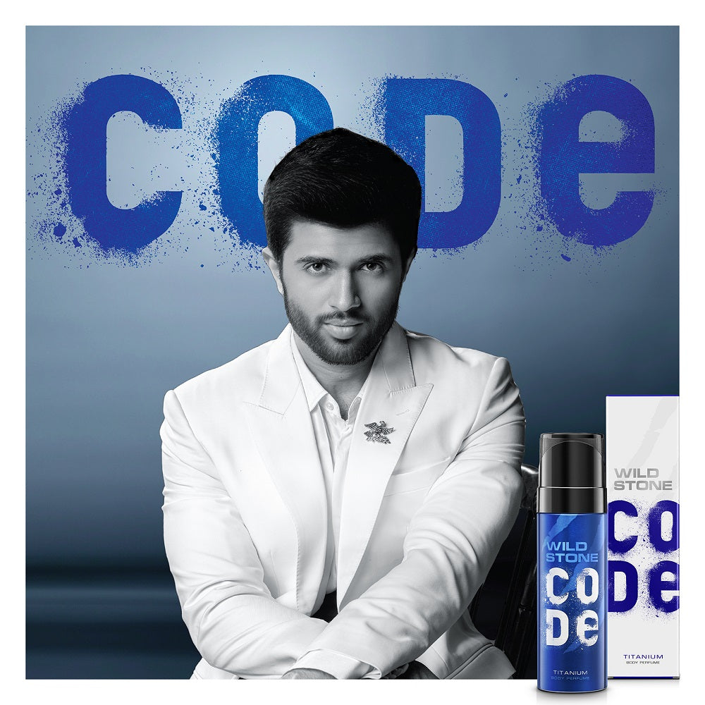 Code Titanium CODE Titanium Body Perfume for Men 120 ml | Wild Stone CODE