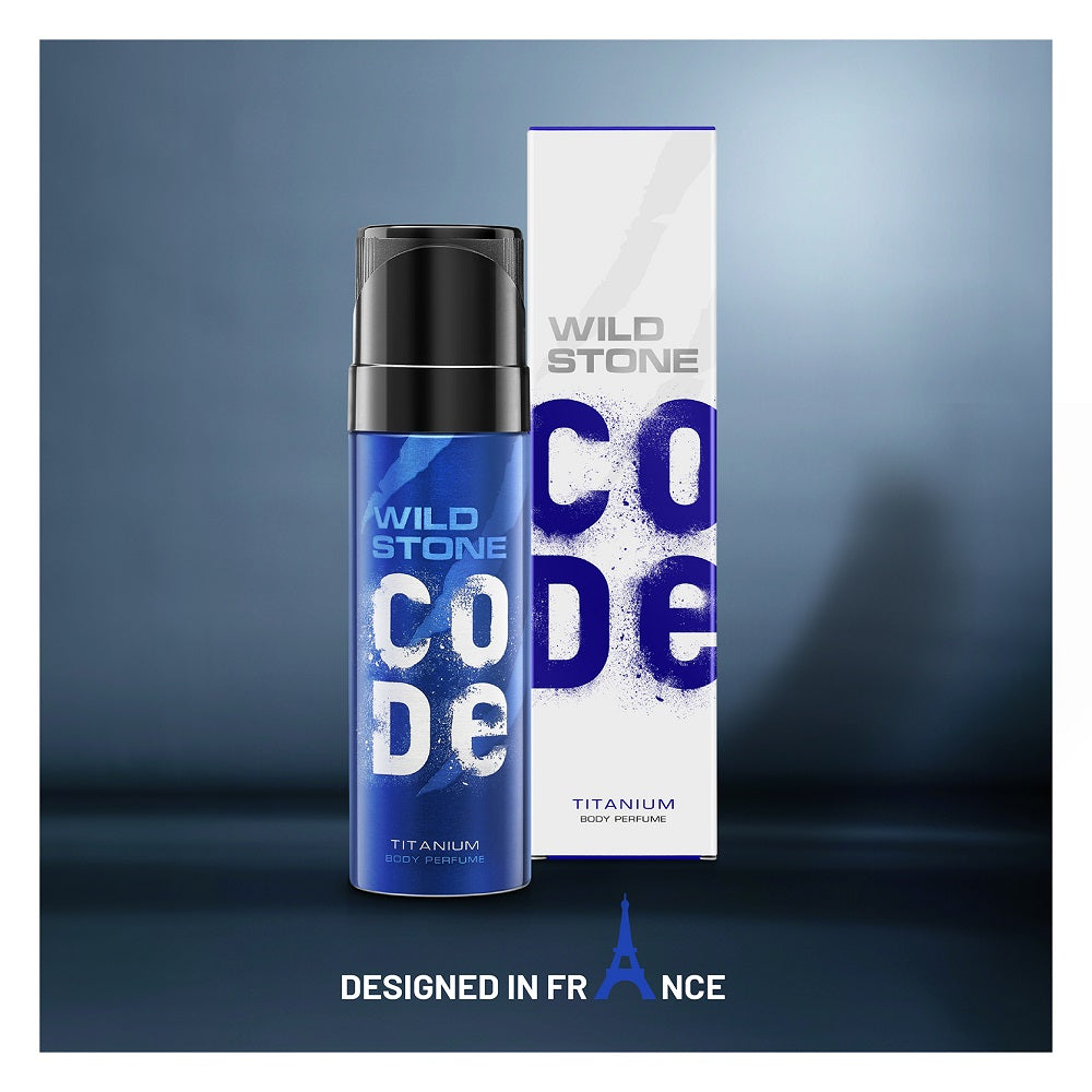 Code Titanium CODE Titanium Body Perfume for Men 120 ml | Wild Stone CODE