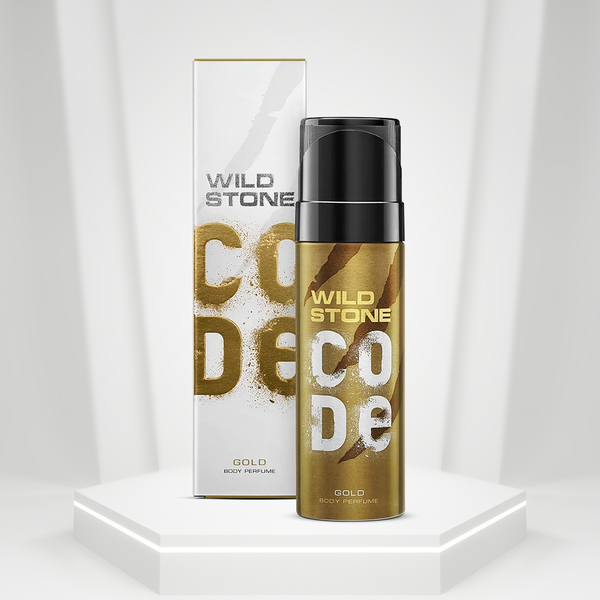 CODE Gold Body Perfume for Men 120 ml Wild Stone CODE
