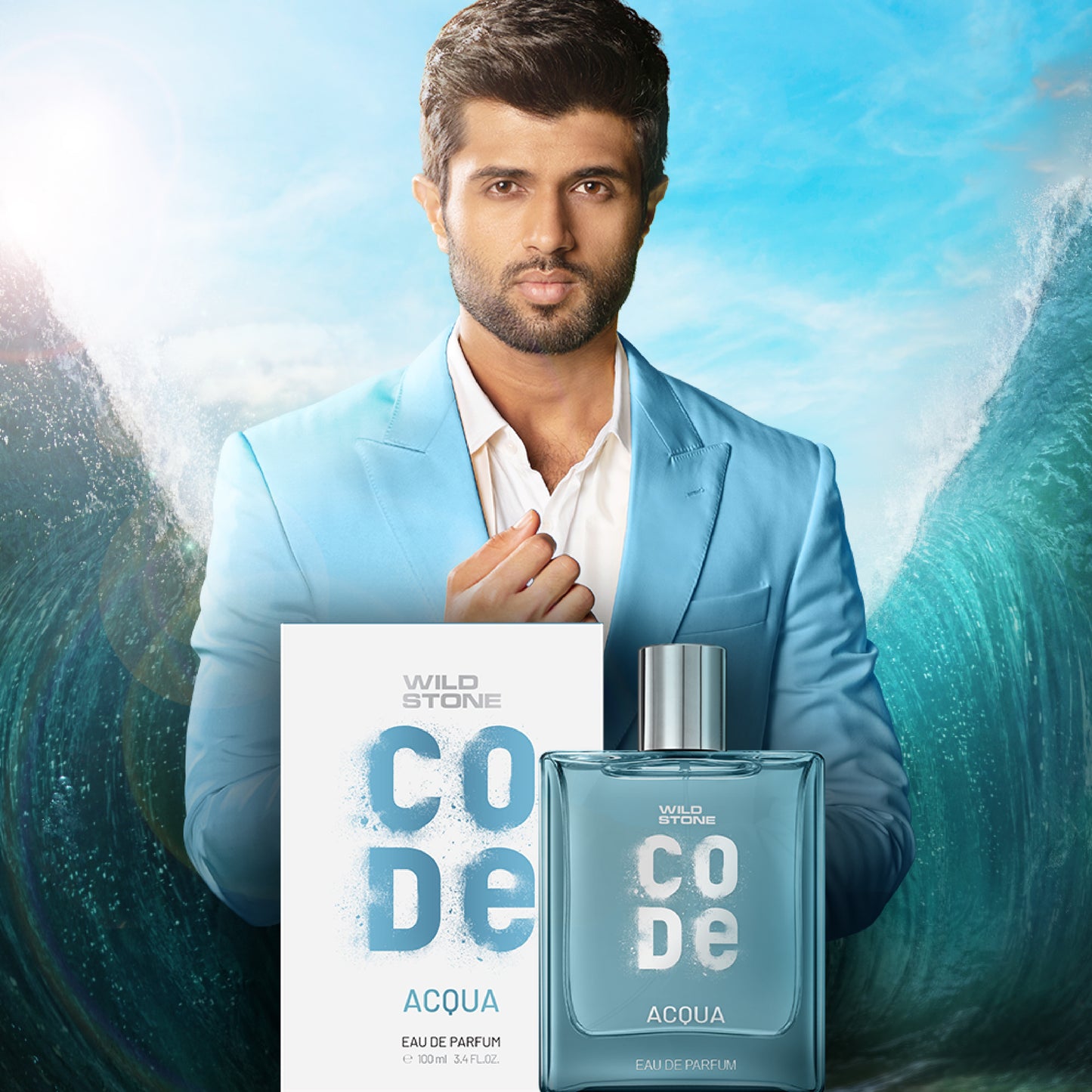 CODE Acqua Luxury Perfume and Chrome Body Perfume Combo