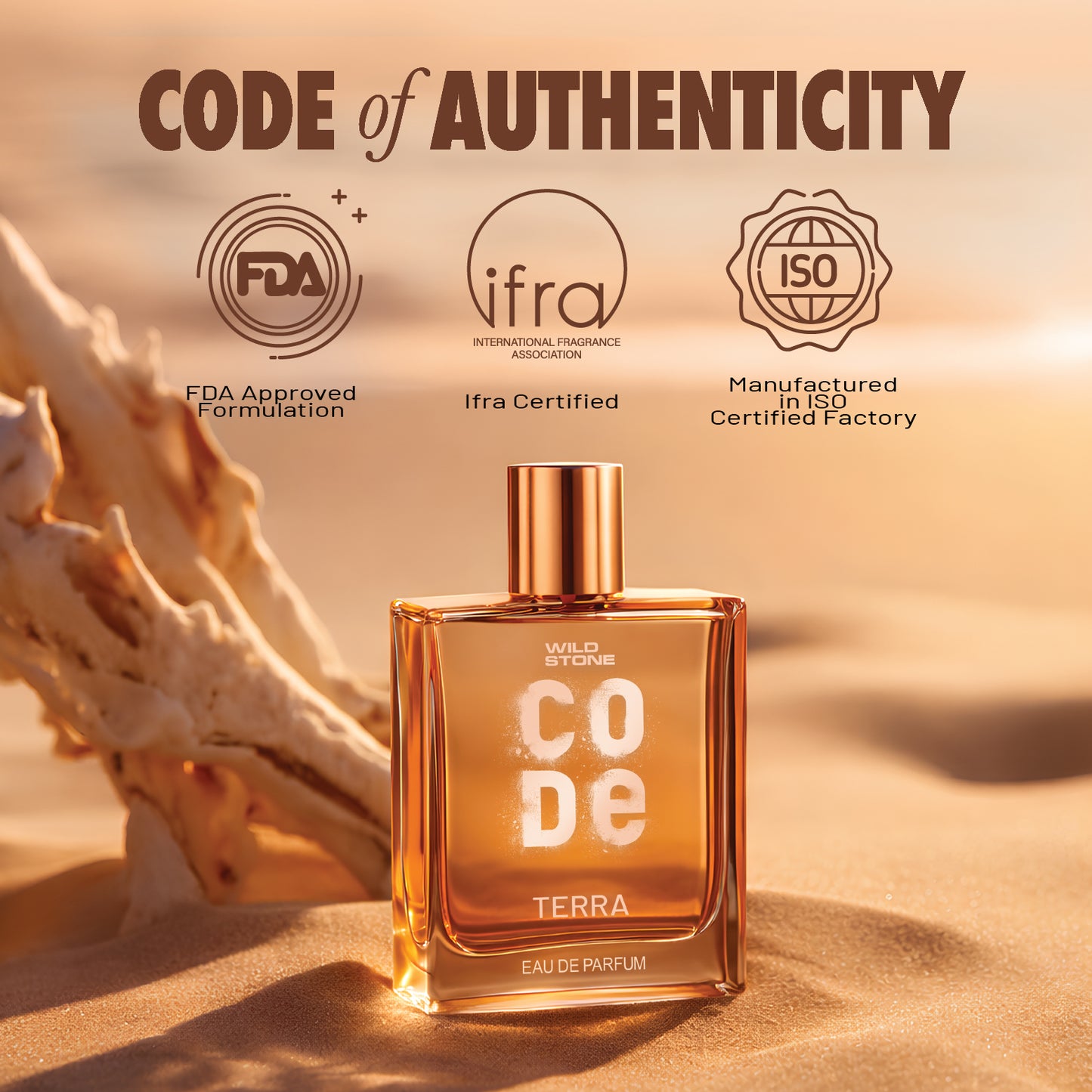 CODE Terra Luxury Perfume for Men, 100 ml
