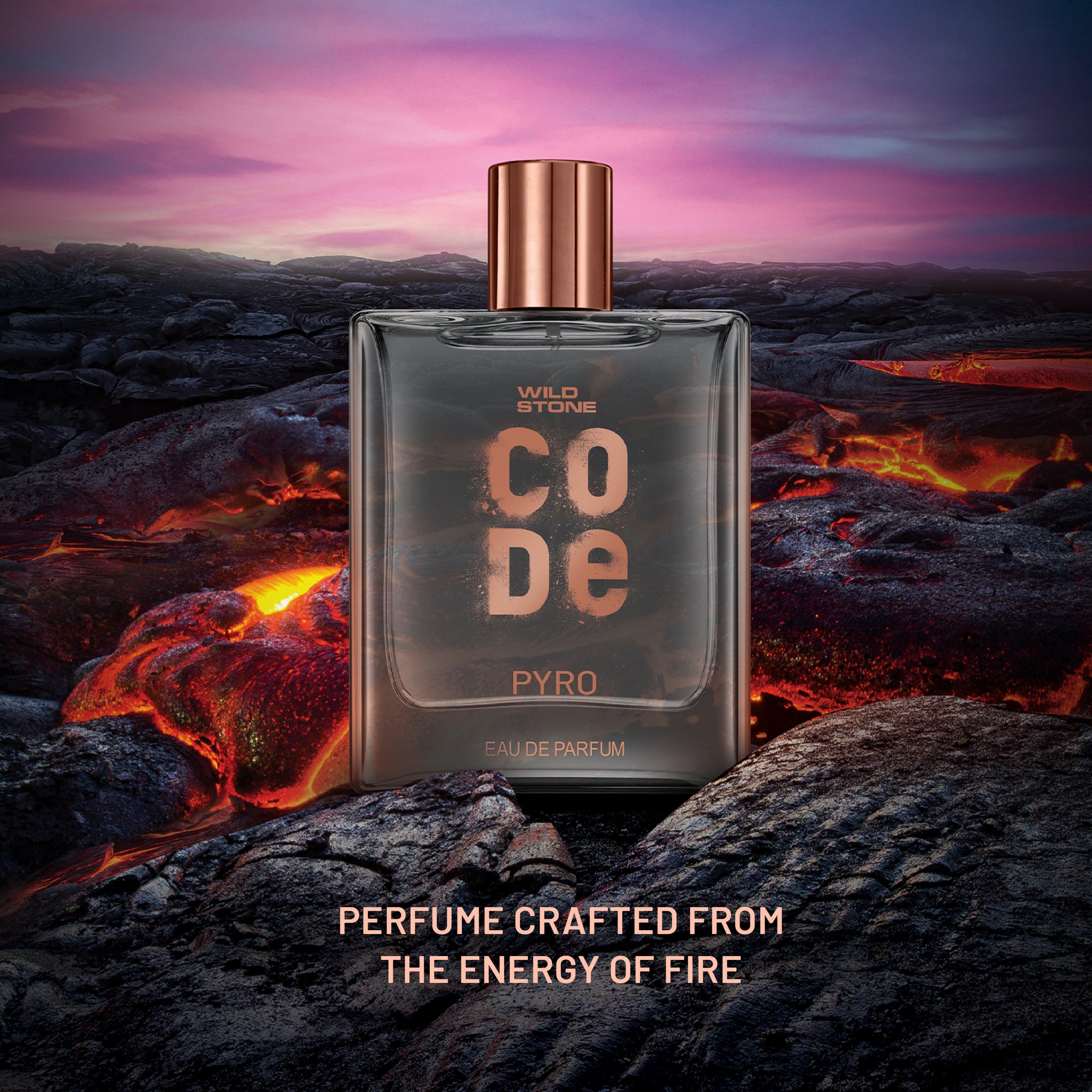 Base Code Perfume CODE Pyro Luxury Perfume for Men 100 ml | Wild Stone CODE