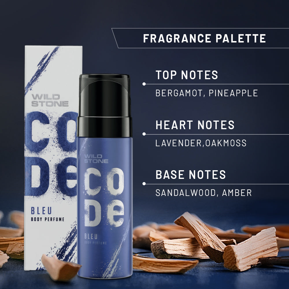 Code Blue Cologne CODE Bleu Body Perfume 120 ml