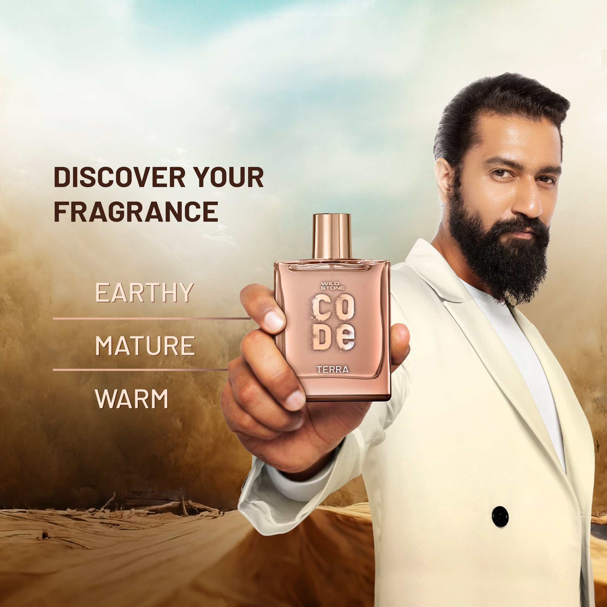 CODE Terra Luxury Perfume for Men 100 ml | Wild Stone CODE