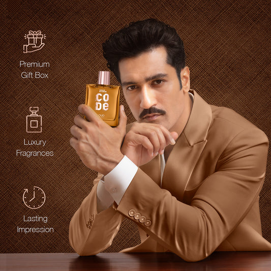 Wild Stone CODE Luxury OUD Eau De Parfum Gift Set For Men | Pack of 3 (50ml Each)