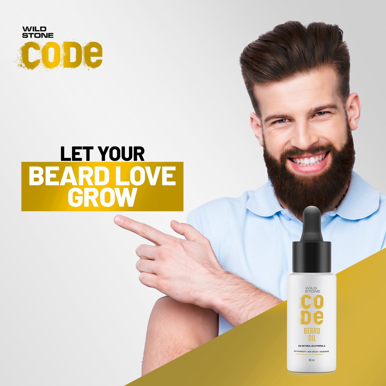 Wild Stone CODE Beard Oil Lifestyle