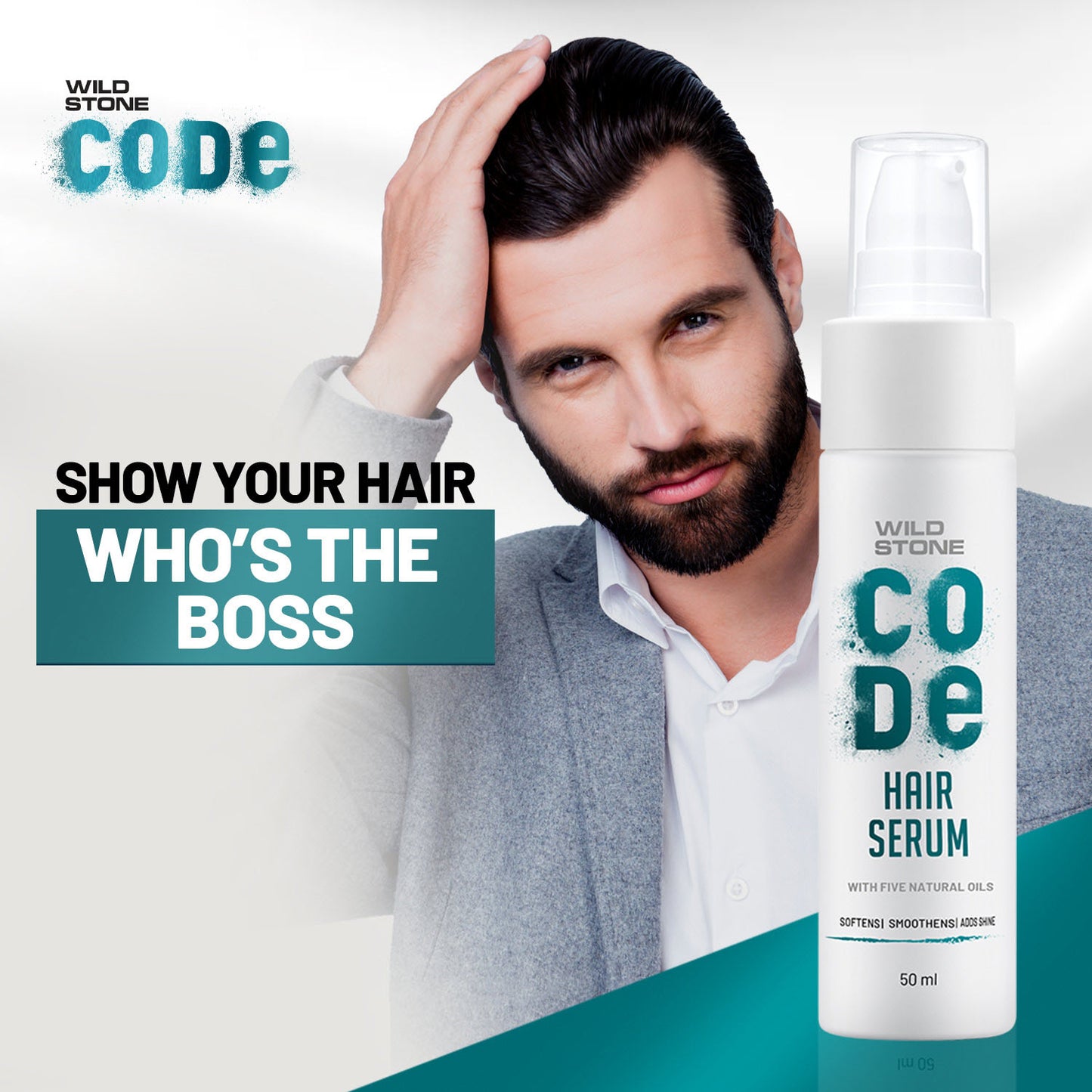 Wild Stone CODE Hair Serum for Men Lifestyle