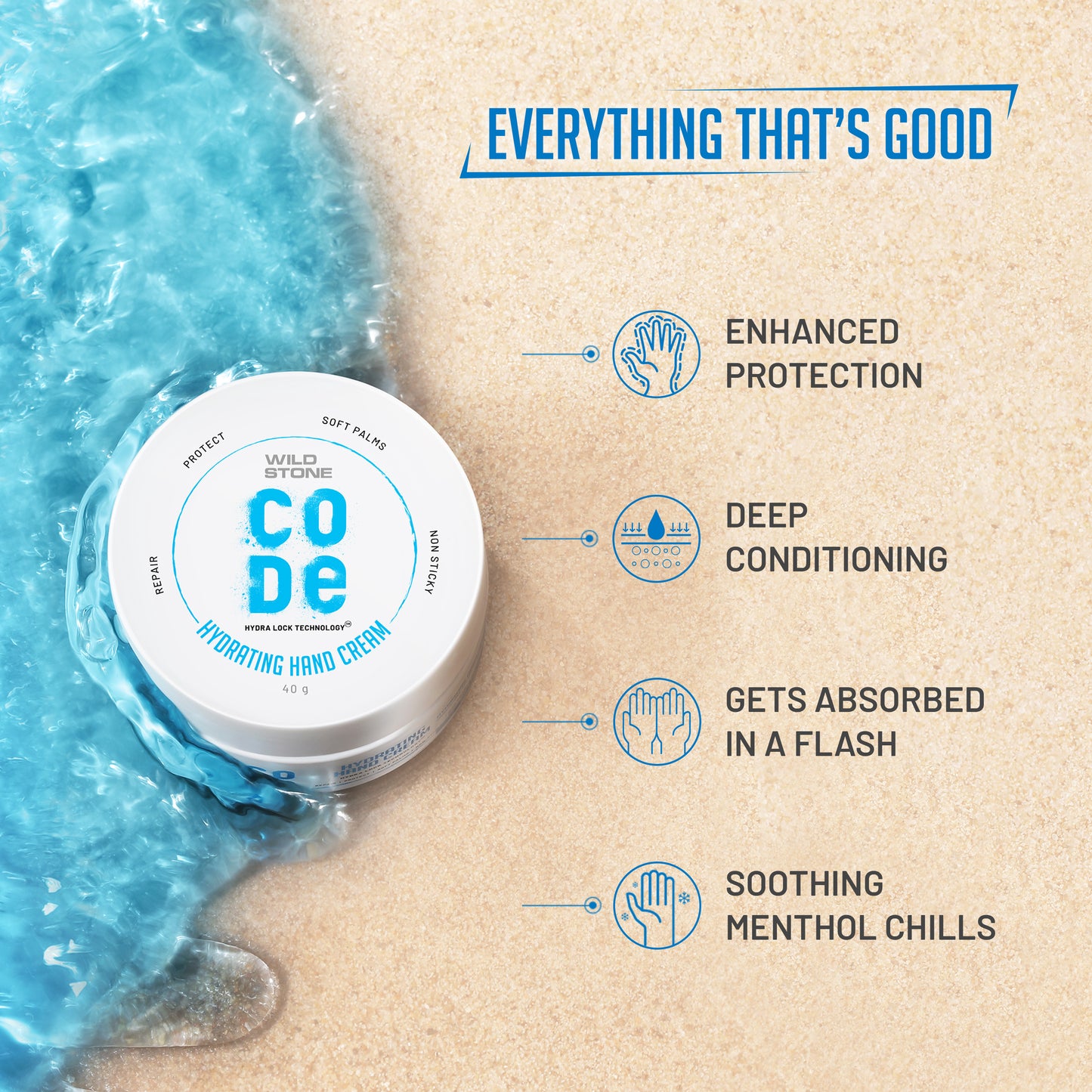 CODE Skin Care Combo, Hydra Hand Cream Benefits