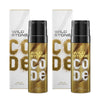 wild stone code gold body perfume 120ml pack of 2