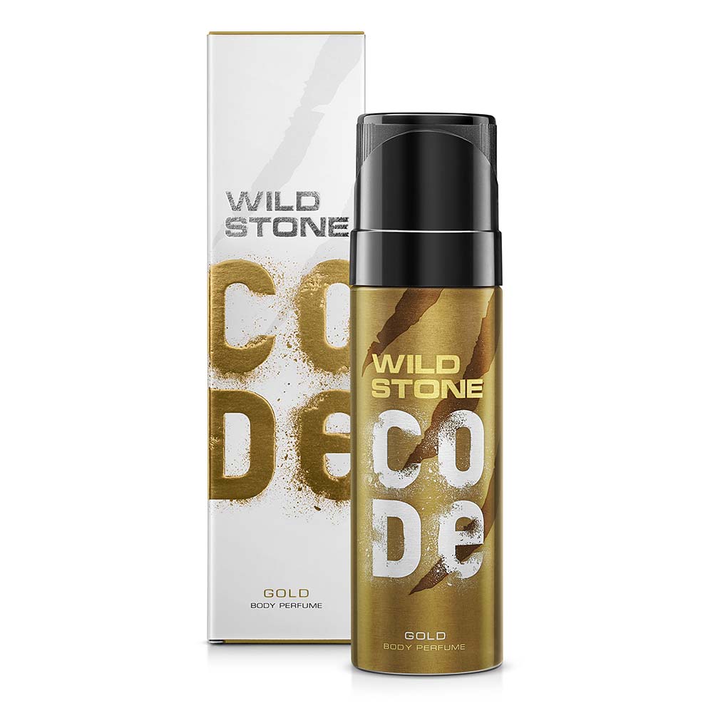 wild stone code gold body perfume 120 ml