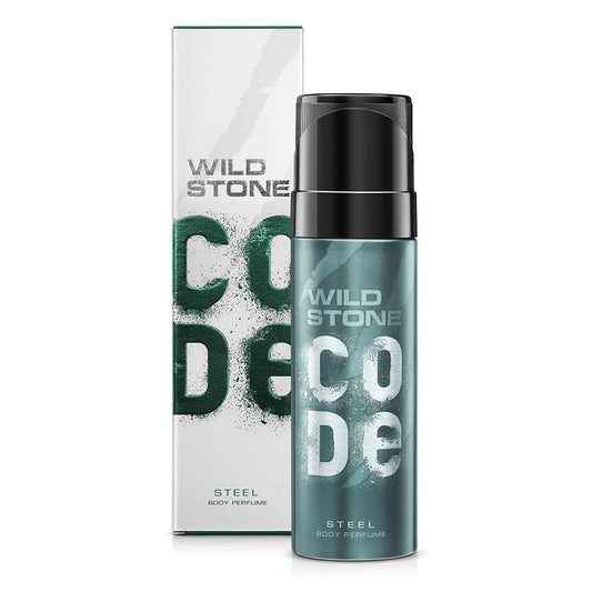 wild stone code steel body perfume 120 ml