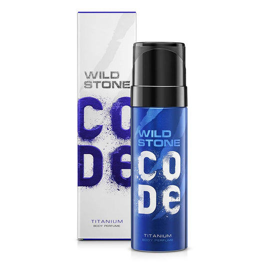wild stone code titanium body perfume 120 ml