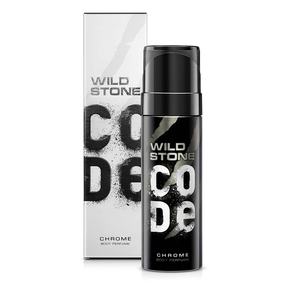 wild stone code chrome body perfume 120 ml